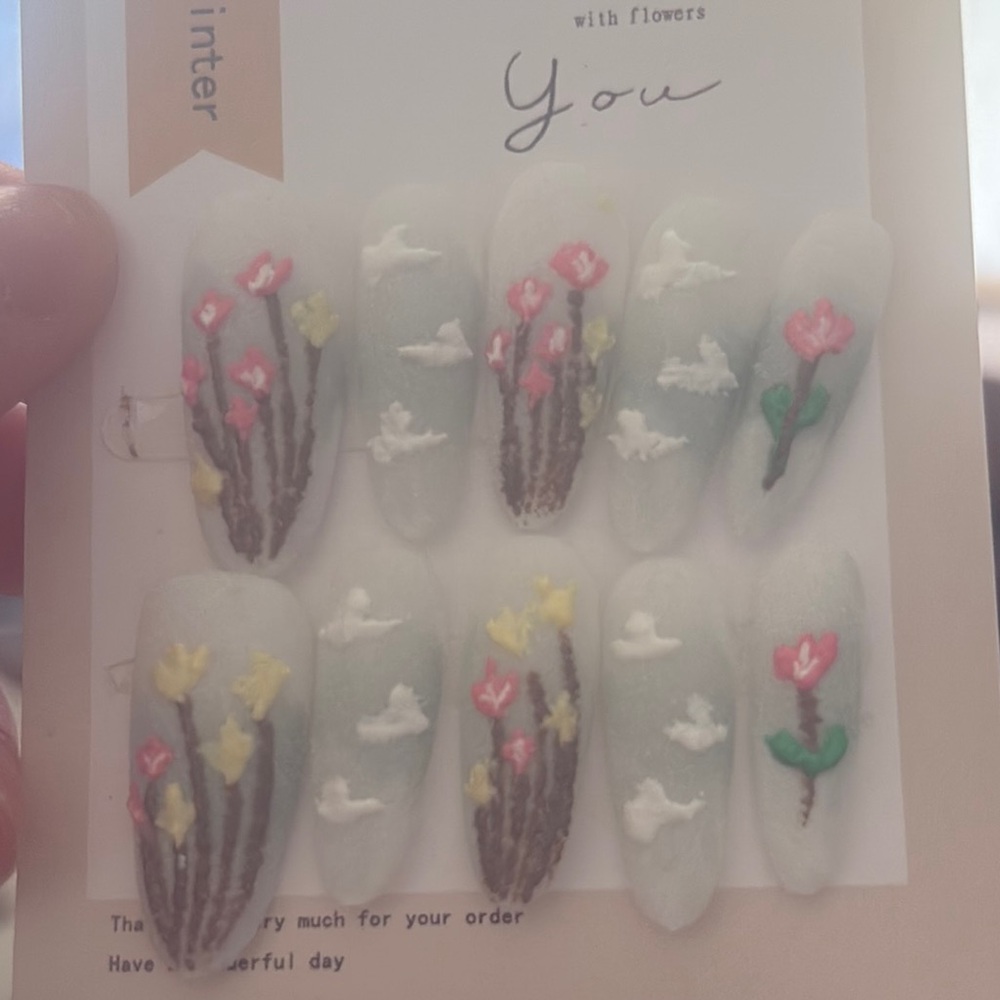 Floral Nail Art Set